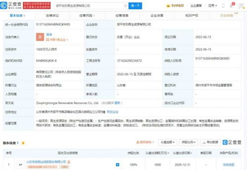 宏創控股成立新公司，聚焦資源再生利用技術研發，布局循環經濟新賽道